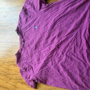 U.S. Polo Assn. Crewneck Tee in Deep Magenta